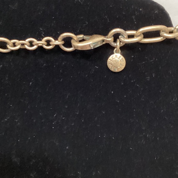 J. Crew Gold and Navy Floral Necklace - Picture 3 of 3